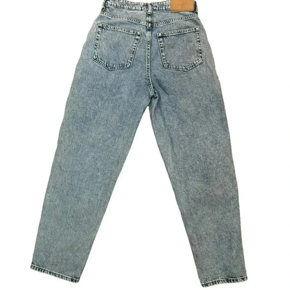 & Denim 2 distressed ripped loose‎ mom jeans grunge - Picture 2 of 7